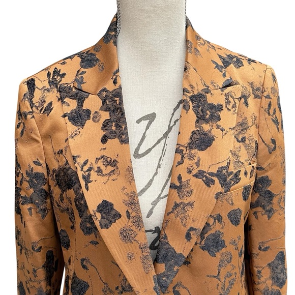 MOS MOSH  (Denmark) Jacquard Bine Kalia Blazer Jacket (US 10/M) - Picture 5 of 15